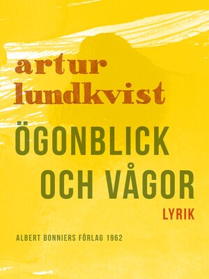 cover image of Ögonblick och vågor